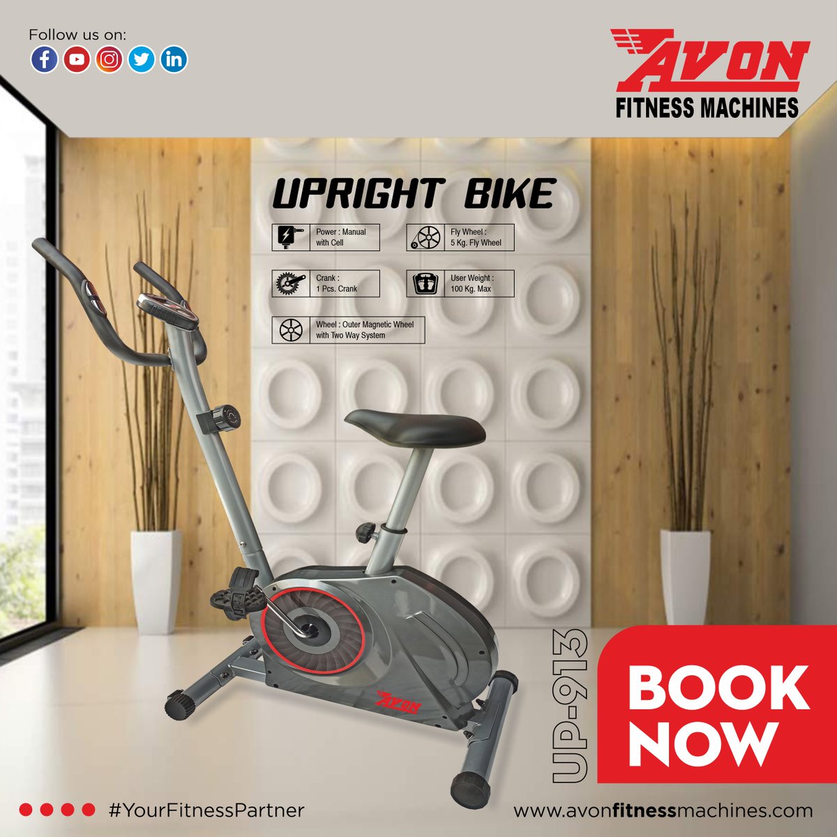 avon_fitness's tweet photo. Avon Fitness makes it easier to create a fitter you. Use Avon Upright Bike for daily Cardio Workout
#uprightbike #AVON #Fitness #Gym #Workout #FitnessMachines #Treadmill #Cardio #GymEquipment #Health #Diet #CrossTrainer #UprightBike #Bikes #Cycles #SpinBike #MultiGym #Benches https://t.co/fuBsoSsFdi