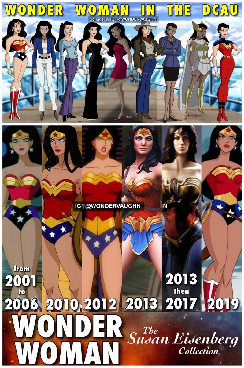 WonderVaughn (@wondervaughn) on Twitter photo WHAT’S YOUR FAVORITE ROLE?
The legacy of <a href="/susaneisenberg1/">Susan Eisenberg</a>
2001-2006: Justice League Unlimited
2010: Superman/Batman: Apocalypse
2012: Justice League: Doom
2013: DC Universe Online
2013, 2017: Injustice (game series)
2019: Justice League vs the Fatal Five WHAT’S YOUR FAVORITE ROLE?
The legacy of <a href="/susaneisenberg1/">Susan Eisenberg</a>
2001-2006: Justice League Unlimited
2010: Superman/Batman: Apocalypse
2012: Justice League: Doom
2013: DC Universe Online
2013, 2017: Injustice (game series)
2019: Justice League vs the Fatal Five