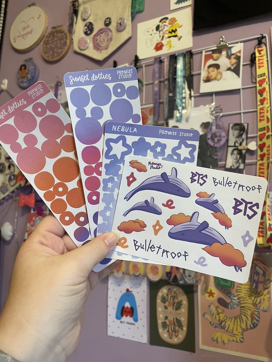 promisestickers's tweet photo. Hello loves! 
My shops are back open with some new sticker bundles!! 
15mm washi tape is only £3 now too!! 
Link is in my bio and pinned tweet! https://t.co/Pogv9u9ZCl