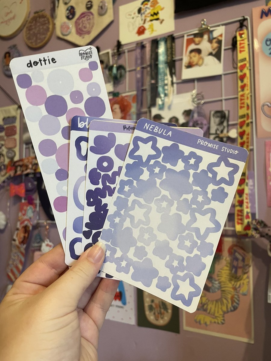 promisestickers's tweet photo. Hello loves! 
My shops are back open with some new sticker bundles!! 
15mm washi tape is only £3 now too!! 
Link is in my bio and pinned tweet! https://t.co/Pogv9u9ZCl