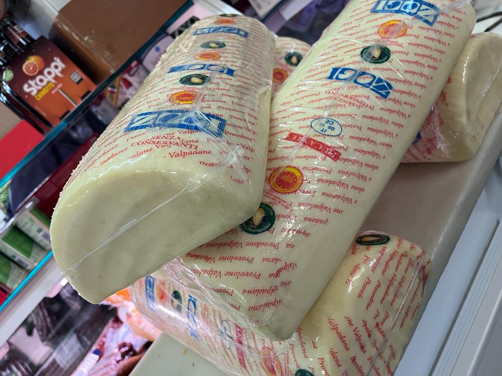 Treat yourself to some Provolone Piccante - special price of just £15 per kilo! Provolone is an Italian semihard cow's milk cheese. The piccante is aged for longer with a stronger, sharper taste than the dolce version. #KnowYourCheese #topoftown #shoplocal @BradfordMarkets