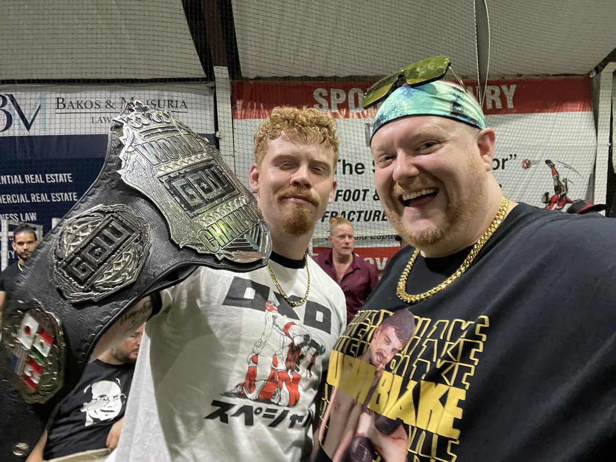 Had an excellent time <a href="/GCWrestling_/">GameChangerWrestling</a>  #GCWYouWill <a href="/_BlakeChristian/">Blake Christian ブレイク・クリスチャン</a> COUSIN BLAKE!!!