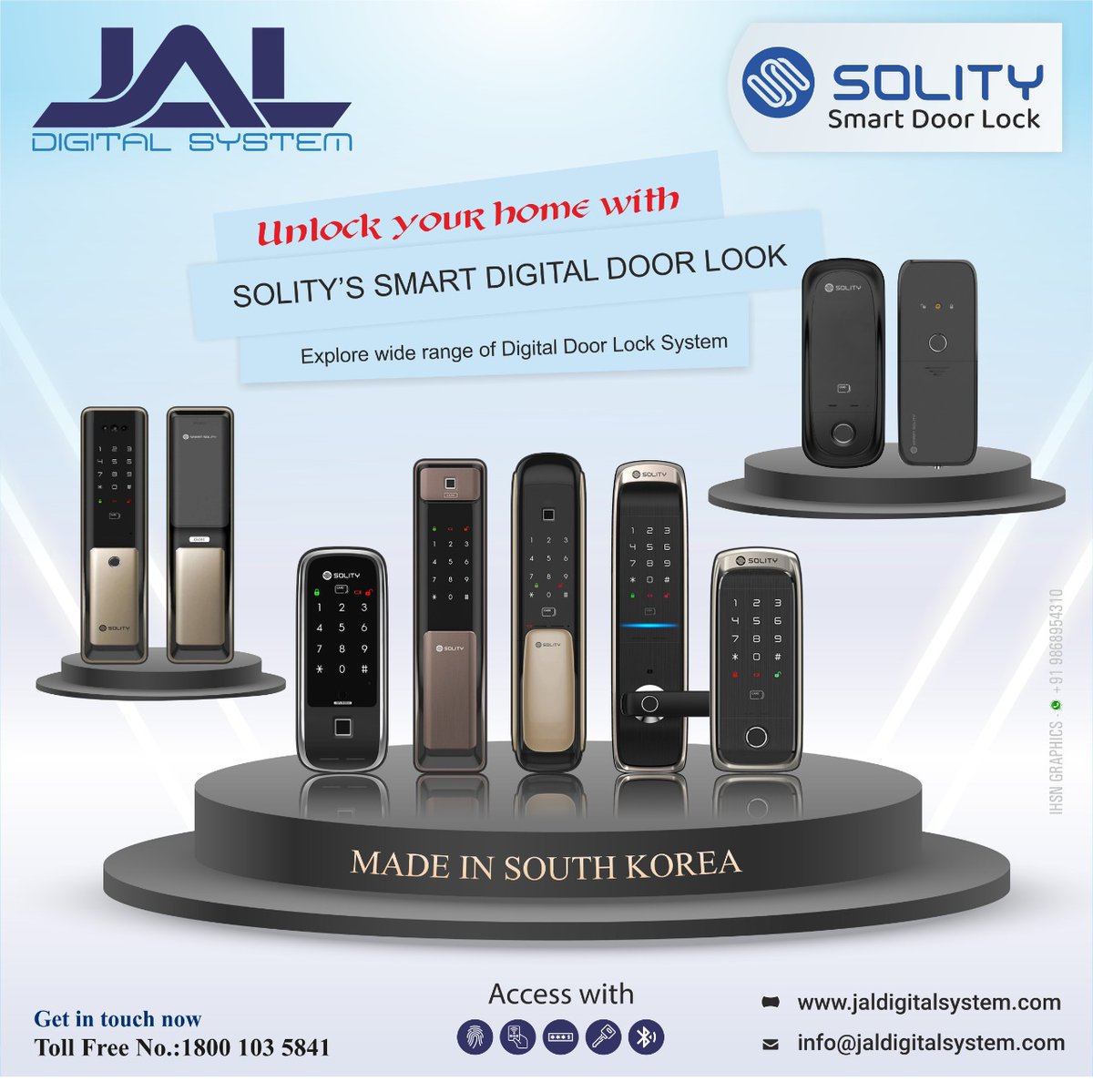jal_electricals's tweet photo. Complete Range of digital door locks available with a 3-year warranty period.

Contact us Ms.Khushboo- 9328850213

Follow for more✨
https://t.co/woZ8ArPWgJ

#Gokeyless #rfidcard  #Smartdoorlock #mortise  #pushpulllock #digital #rimlock   #premiumquality #securitylock #epiclocks https://t.co/0bYUA14LTr