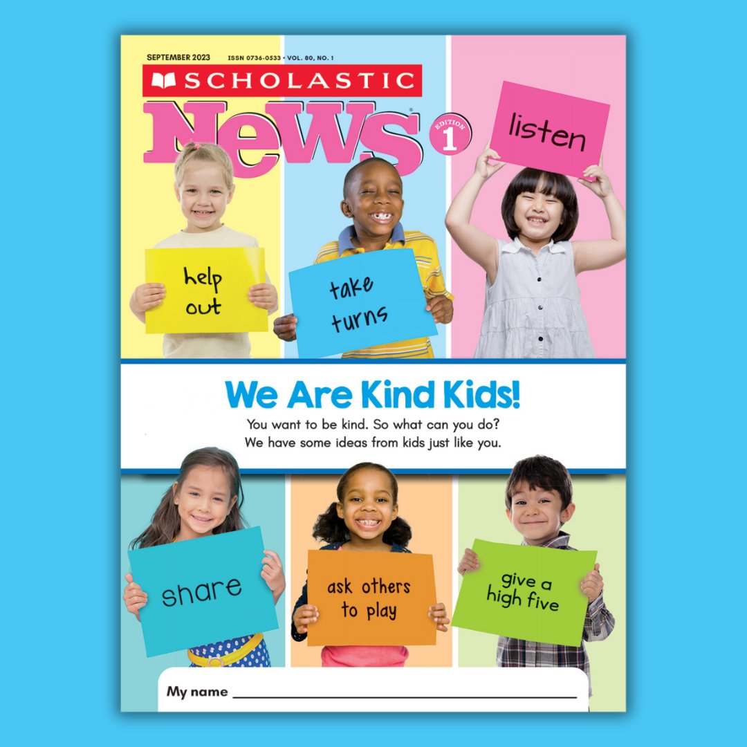 ❤️ Build a culture of kindness in your classroom with these kid-friendly tips from #ScholasticNews, Grade 1. bit.ly/47QwTGF
 #KindnessMatters