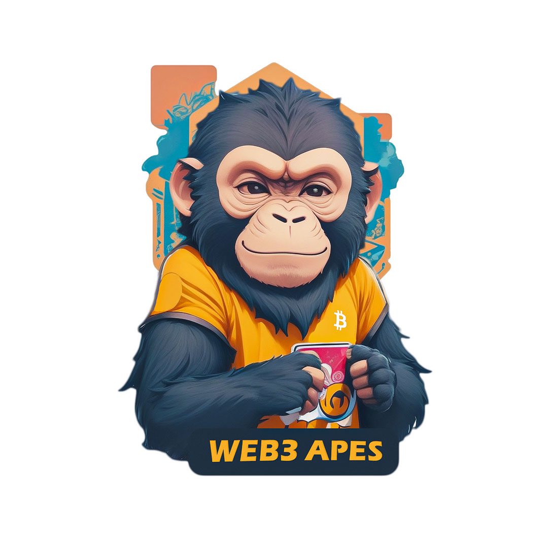 Web3ApesIndia's tweet photo. Exciting times ahead! We're taking our first step into the future with the launch of our logo - "Web3 Apes India"! Representing our mission to navigate and thrive in the web3 and blockchain jungle, we present an emblem of evolution, progress, and commitment to our community. https://t.co/y4IPRq3UPp
