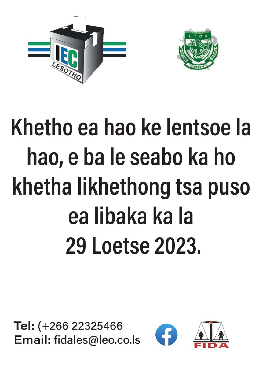 FIDA-Lesotho (@fidalesotho) on Twitter photo 