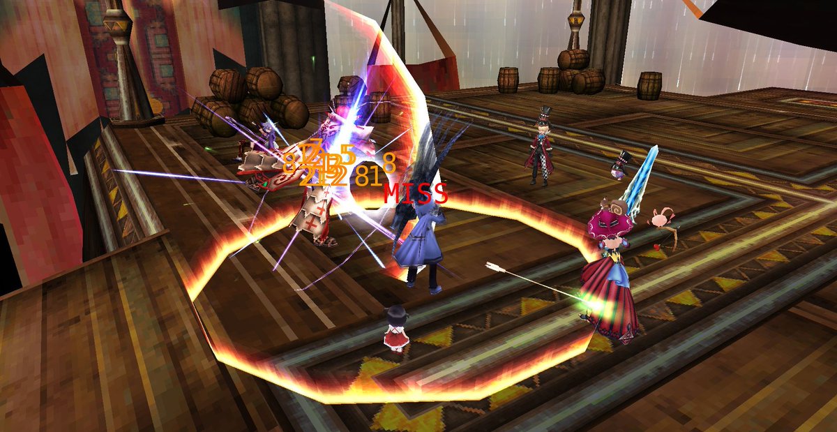 今回は4人でデイリー行ってきました〜シーマッスルの護衛(^^)