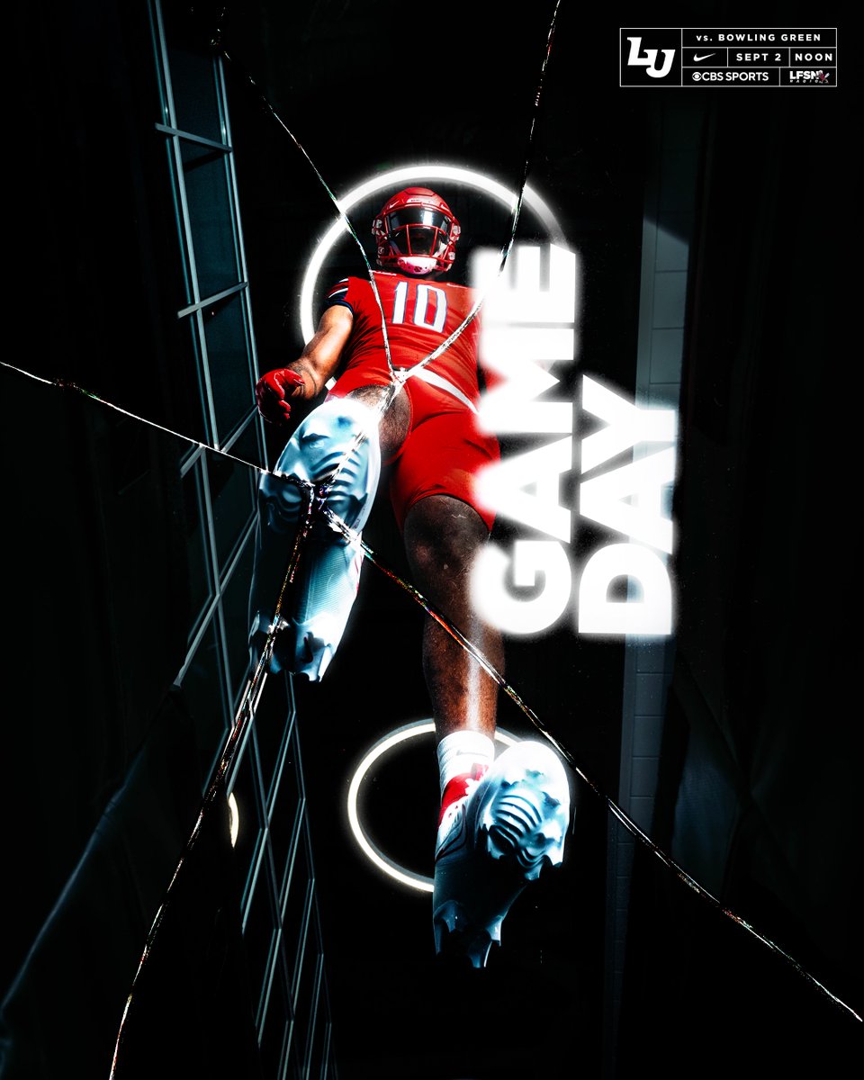 Liberty Football (@libertyfootball) on Twitter photo The wait is over. IT'S GAMEDAY‼️
🆚 <a href="/BG_Football/">BGSU Football</a>
🏟️ Williams Stadium
⏰ 12:00 PM ET
📺 <a href="/CBSSportsNet/">CBS Sports Network</a>
📻 <a href="/LFSNRadio/">Liberty Flames Sports Network from Van Wagner🎙📻</a> The wait is over. IT'S GAMEDAY‼️
🆚 <a href="/BG_Football/">BGSU Football</a>
🏟️ Williams Stadium
⏰ 12:00 PM ET
📺 <a href="/CBSSportsNet/">CBS Sports Network</a>
📻 <a href="/LFSNRadio/">Liberty Flames Sports Network from Van Wagner🎙📻</a>