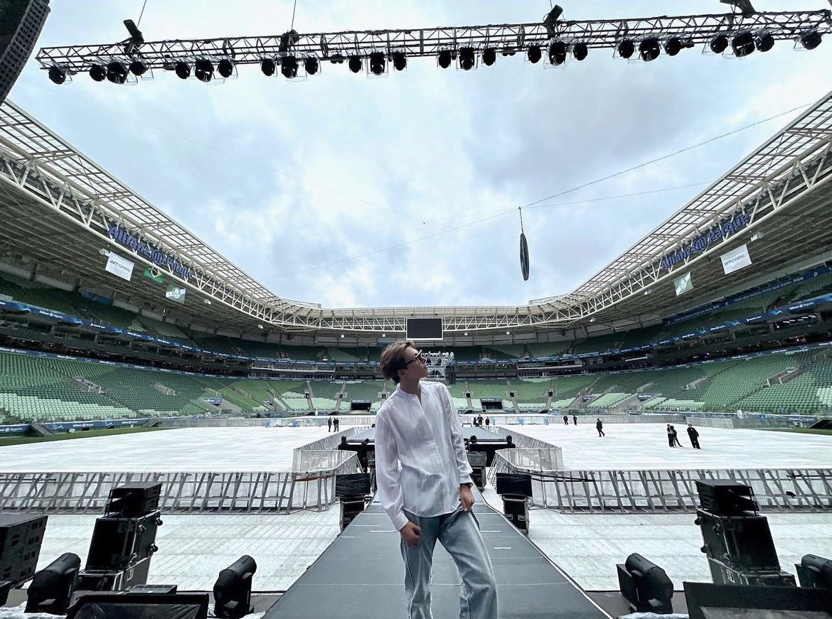 [#Hong_stagram] From. August 26 / São
Paulo✨💛💚

#ATEEZ #에이티즈 #HONGJOONG #홍중