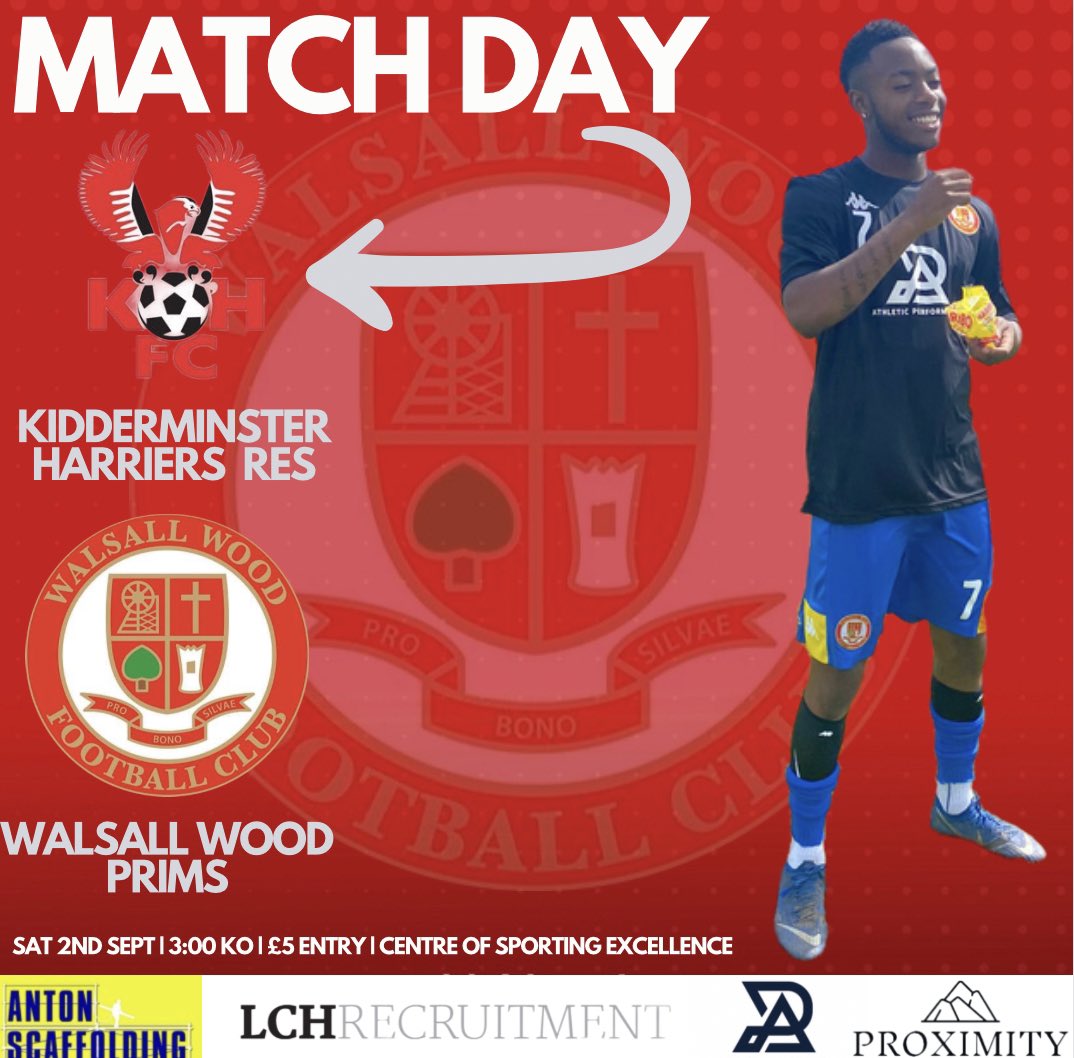 WWPrimsFC's tweet photo. 𝐌𝐀𝐓𝐂𝐇𝐃𝐀𝐘!

We head into September looking to build on a good start to the season.

📆| Sat 2nd Sept
🏆| WMRL Div 2.
🆚| @harriersacademy
⌛️| 3pm KO
🏟️| Centre of Sporting Excellence
💷| £5 Entry

#FTGOTW #AntonScaffolding #AthleticPerformance #LCHRecruitment https://t.co/ysL6C82hMS