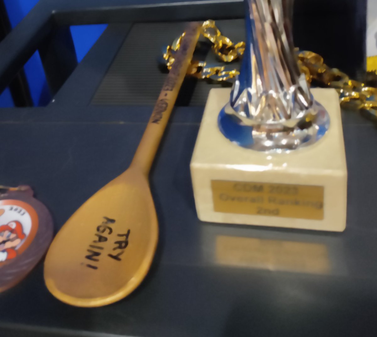 SMKChamps's tweet photo. Want to join the championships but fear you're not good enough?

WORRY NOT, for each year we also celebrate the Karter who played all modes and ranked last with the coveted Wooden Spoon 🥄

This year we congratulate our spoonies Alessandro🥈 and Isabelle🥇

Proud of you 💪#SMKC23 https://t.co/VjAQ6XVs5y