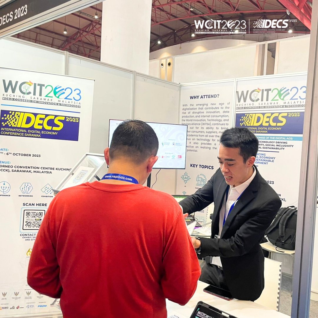 WCITIDECS2023's tweet image. We&apos;re grateful for the inspiring conversations and connections made at IISMEX 2023!

Let&apos;s keep the innovation going at WCIT|IDECS 2023 &amp;amp; She-Tech Asia Forum 2023 on 3rd to 6th October 2023 in Kuching, Sarawak!

#WCITIDECS2023 #WCIT2023 #IDECS2023 #SarawakGovernment #SDEC