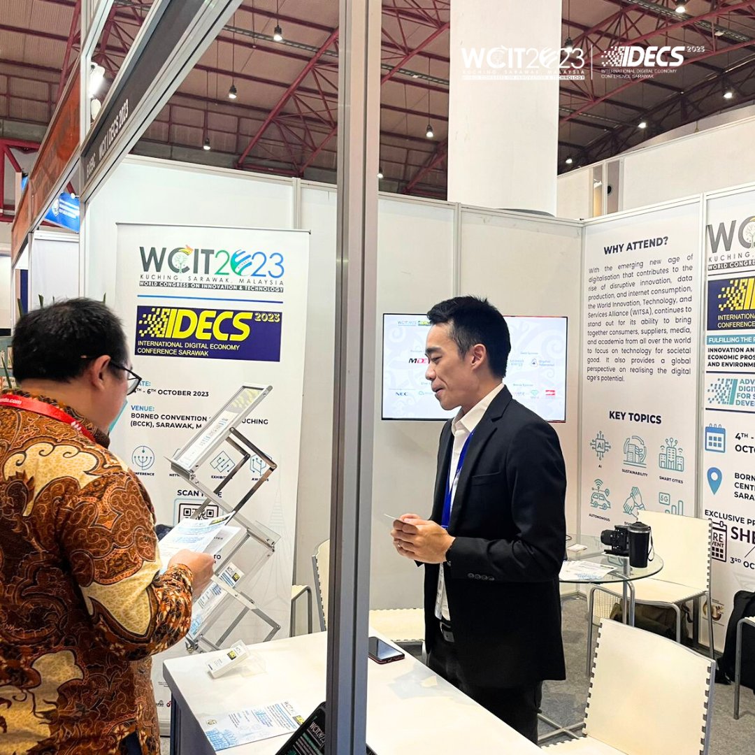 WCITIDECS2023's tweet image. We&apos;re grateful for the inspiring conversations and connections made at IISMEX 2023!

Let&apos;s keep the innovation going at WCIT|IDECS 2023 &amp;amp; She-Tech Asia Forum 2023 on 3rd to 6th October 2023 in Kuching, Sarawak!

#WCITIDECS2023 #WCIT2023 #IDECS2023 #SarawakGovernment #SDEC