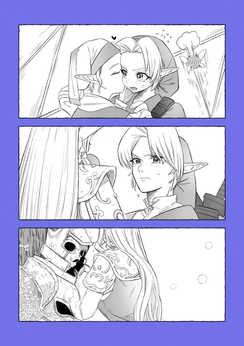 時オカリンゼル落書き💋 #Zelink 