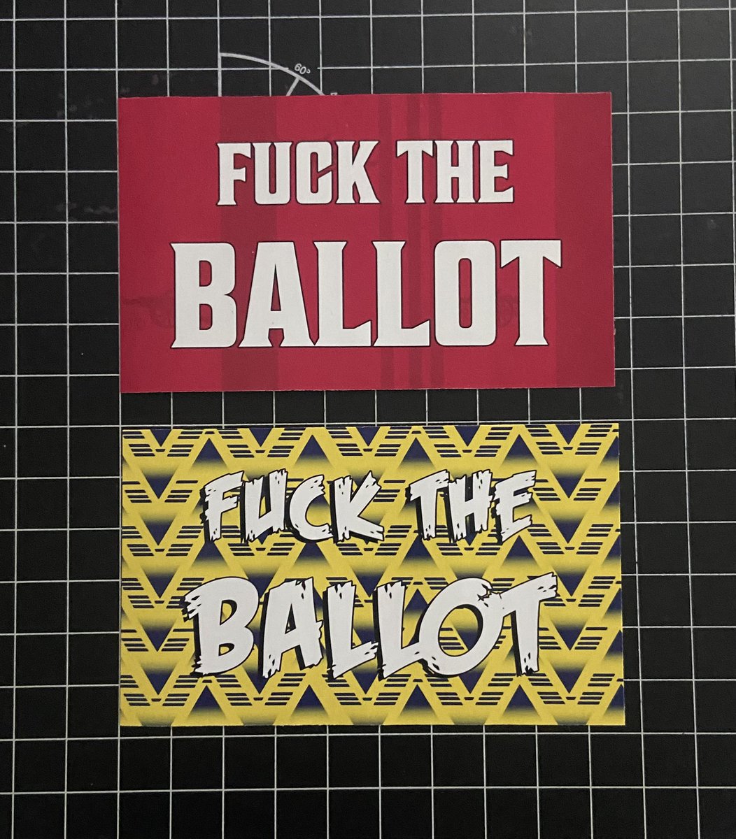 AFCSTICKERS's tweet photo. If Arsenal beat Man Utd tomorrow a follower that retweets will win 25 Fuck The Ballot Stickers.

1️⃣Follow Me
2️⃣Retweet

Good Luck https://t.co/7eFLYINLwd