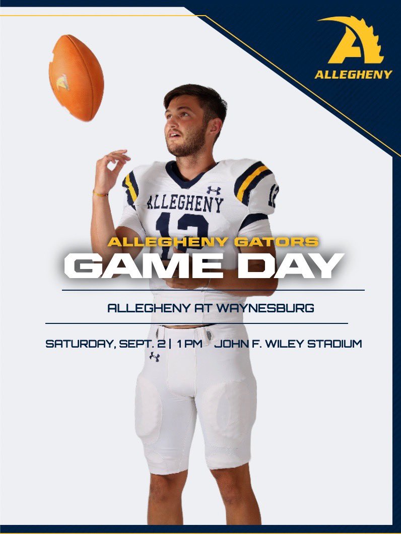 Allegheny Football tweet media