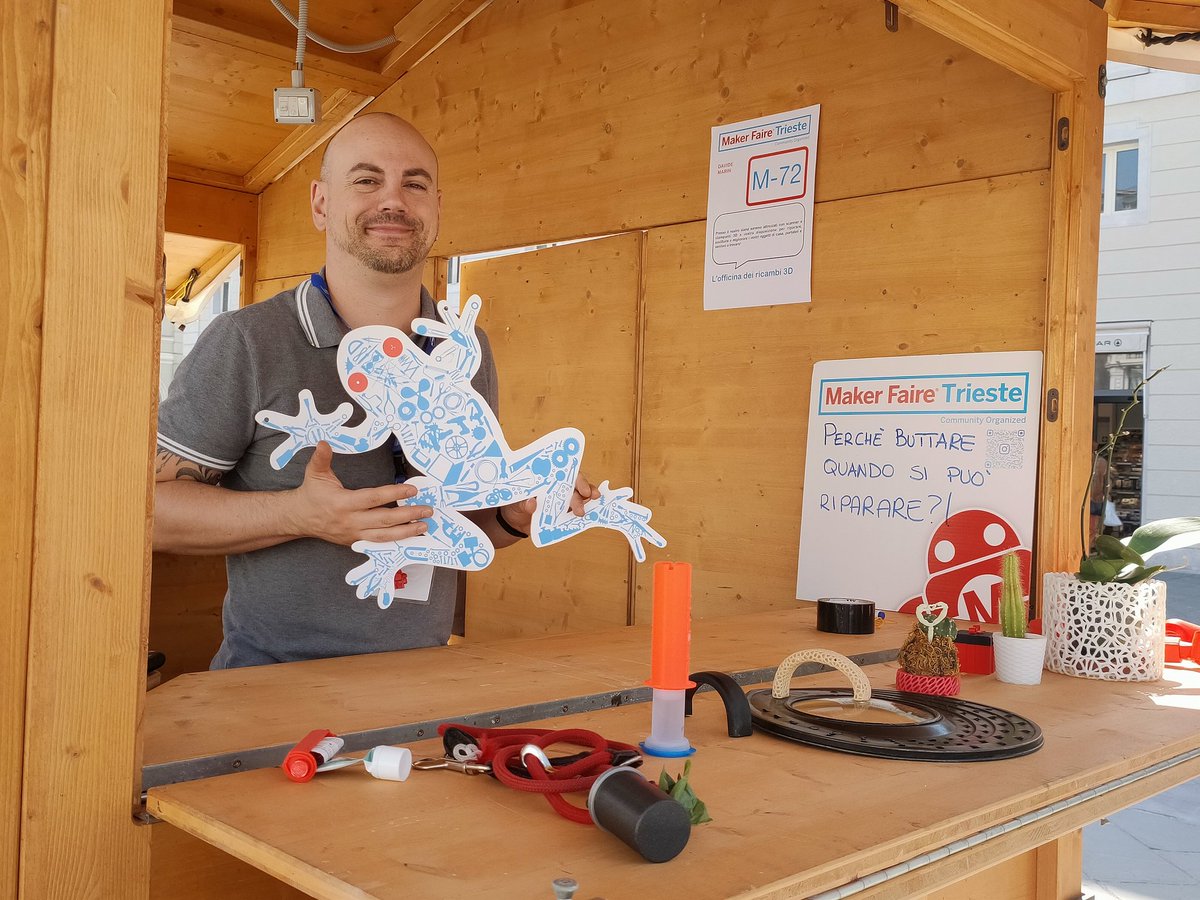 Maker Faire Trieste just started!!!🎬
For the 10th year in a row, you can see our inventions and ideas in Piazza Unità!😁 Come and join us!
#MFTS #trieste #makerfaire