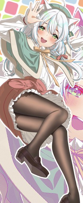 「animal ears brown pantyhose」 illustration images(Latest)