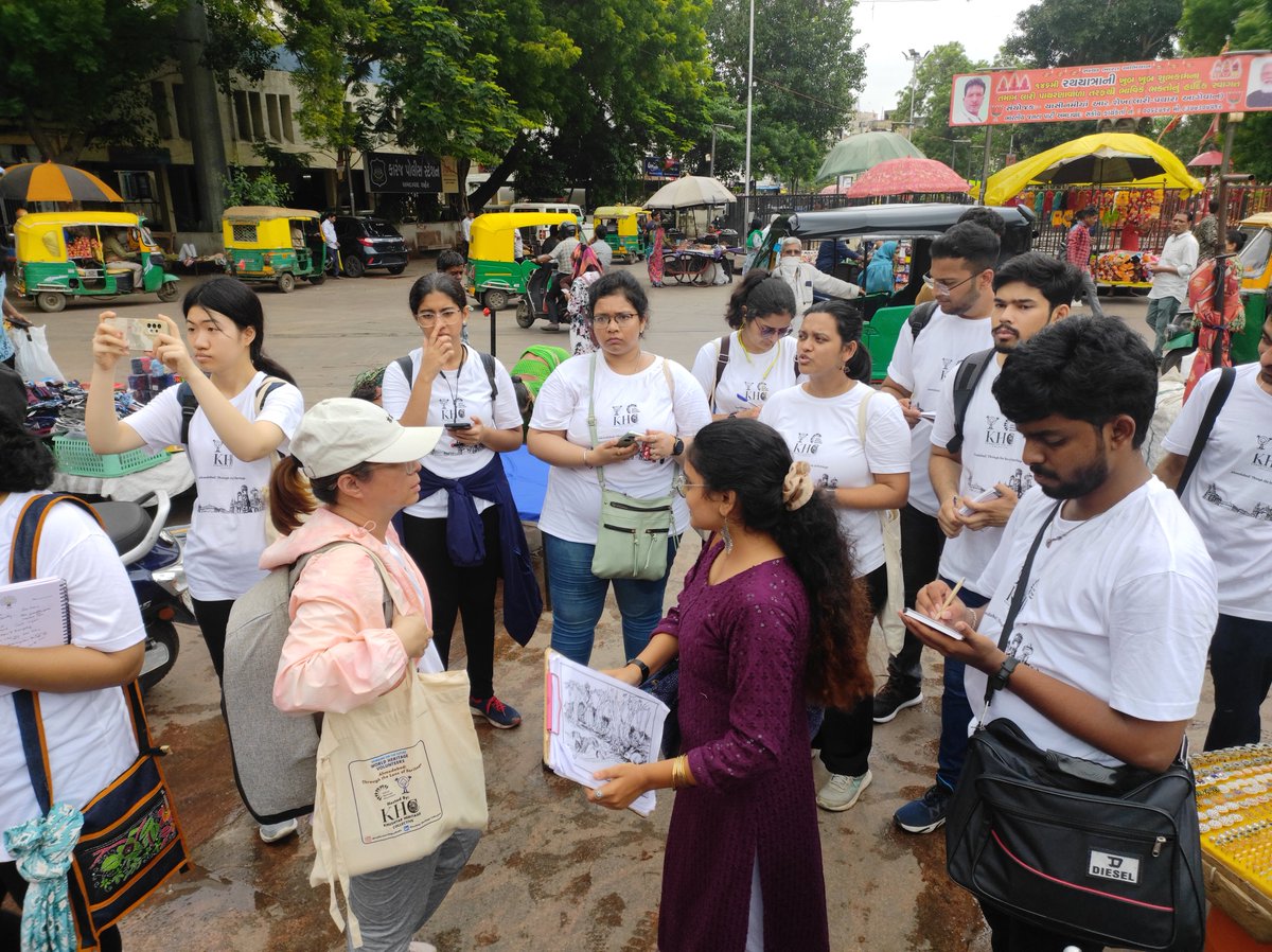 Our collaboration with KHC for the program, "Ahmedabad: From the lenses of built heritage," focused on hands-on learning activities on the significance of heritage, the role of heritage and culture in society, and the technical aspects of preserving historic properties.