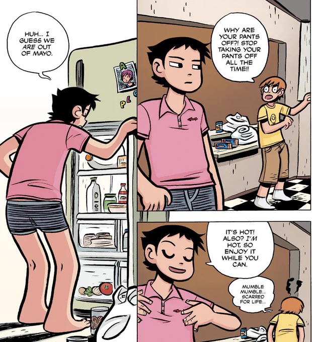 There's something in the air with the living together in a shitty apartment in the early 2000s for me lately 