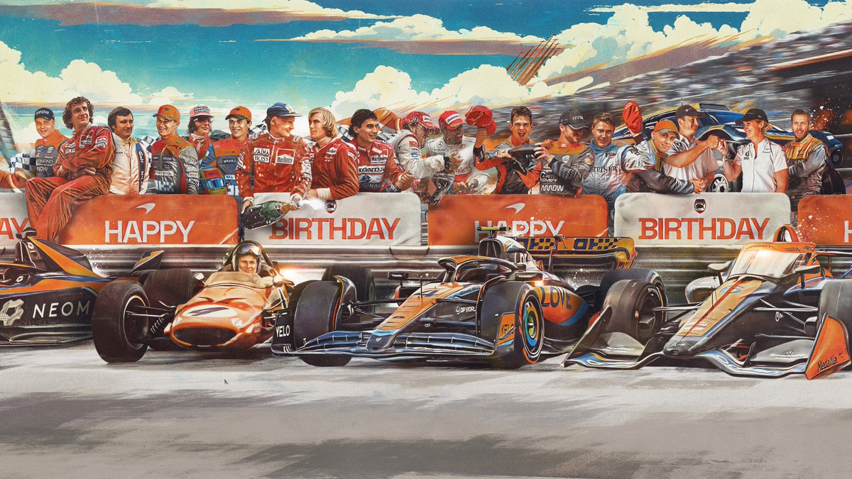 60 years of McLaren. 🧡

Today it's officially our birthday!

#McLaren60