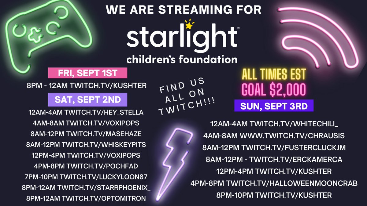 kushter83's tweet photo. Friends!! We are still going!! Streaming for Starlight's Children Foundation! Right now we are hanging with MaseHaze playing Viewfinder!! Come say Hello!! https://t.co/GN2SZEGPeB https://t.co/MJRkOEDpxZ