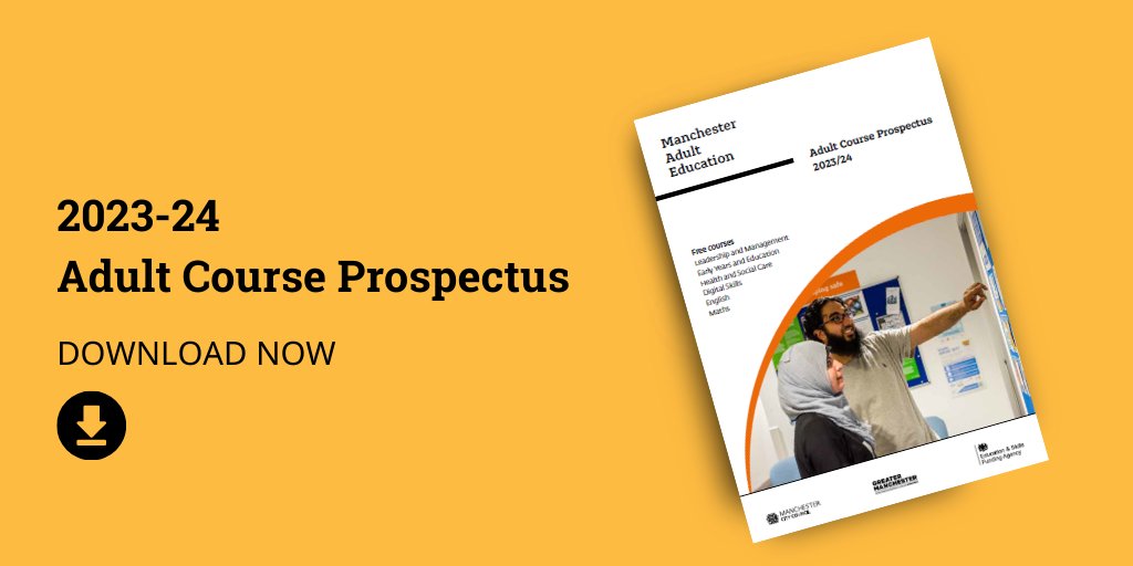 Read or download our adult course prospectus for information on when and where you can choose to study your chosen course ➡️ rebrand.ly/2023-prospectus