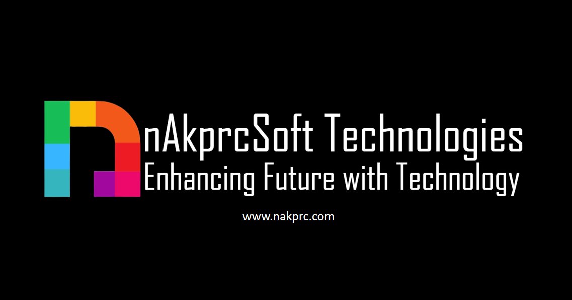 nAkprcSoftTech's tweet photo. https://t.co/RHd0ZqtqyN
#nAkprc #nAkprcSoft #nAkprcSoftTech #nAkprcSoftTechnologies
Enhancing Future With Technology https://t.co/MwjJtTEafH