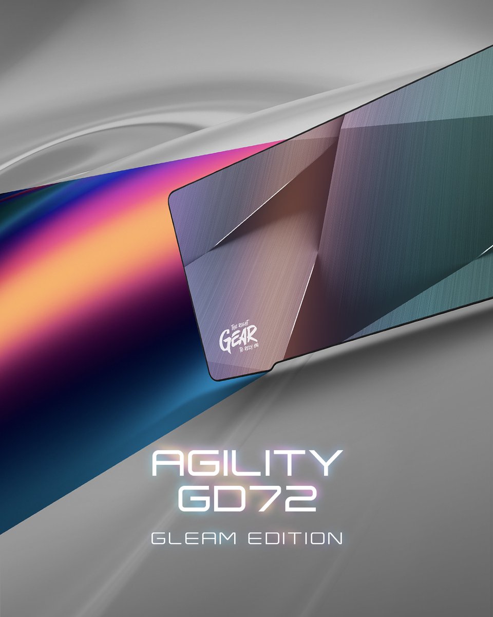 msiUSA's tweet photo. Check out the AGILITY GD72: Gleam Edition! (the GD stands for geometry dash)
enjoy a rainbow of colors with this mousepad!
🌈🌈https://t.co/dzpSzIRano
#Mousepad #GD72 https://t.co/3BDmfLX7t2