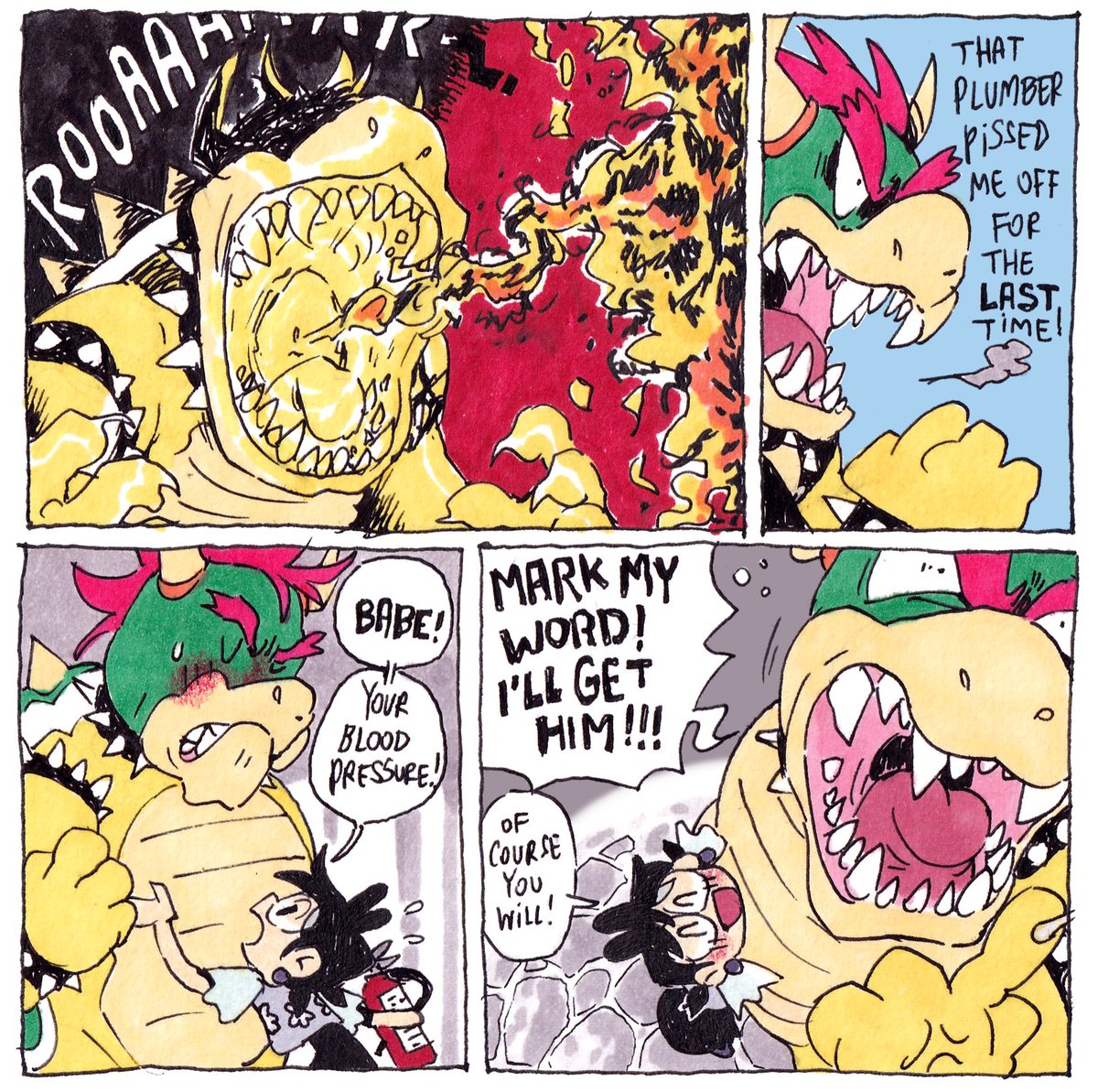 i dreamed that i was dating bowser...