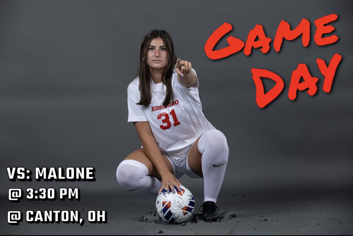 edinborosoccer's tweet photo. ANOTHER GAME DAY FOR YOUR FIGHTING SCOTS ‼️
🆚 Malone
⏰ 3:30 p.m. 
📍 Canton, OH https://t.co/hoW3wj60lT