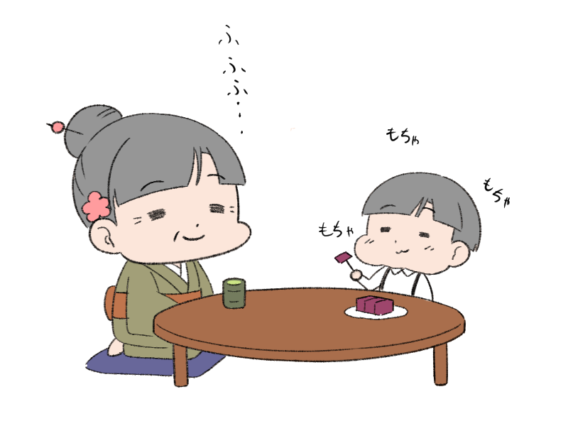 小ばあや川さんとお孫ちゃん 