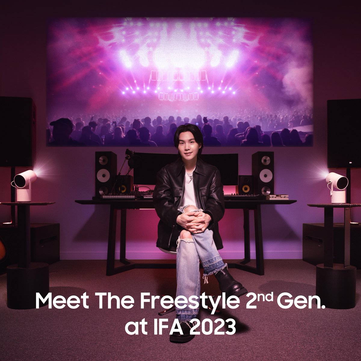The Freestyle just got a makeover. ✨ We teamed up with SUGA of BTS to introduce #TheFreestyle 2nd Gen. at IFA 2023. Experience The Freestyle in a totally different way. Learn more at samsung.com

 #LifestyleTV #LifestyleScreen #SUGAofBTS #SUGA #IFA2023 #Samsung