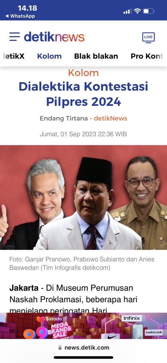 Semakin dinamis dan menarik untuk dicermati.
news.detik.com/kolom/d-690875…
Cc ⁦<a href="/Andy_Budiman_/">Andy Budiman 🇲🇨</a>⁩ ⁦<a href="/DavidKrisnaAlka/">David Krisna Alka</a>⁩ ⁦<a href="/abirekso/">#RakyatAkalSehat</a>⁩
