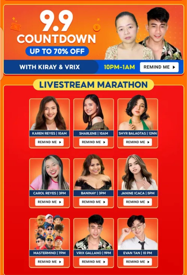 PeejaySimon's tweet photo. Si Sharlene nasa shopee sa 9.9 10am

Pic cto shopee app https://t.co/vLQ3QnDkrh