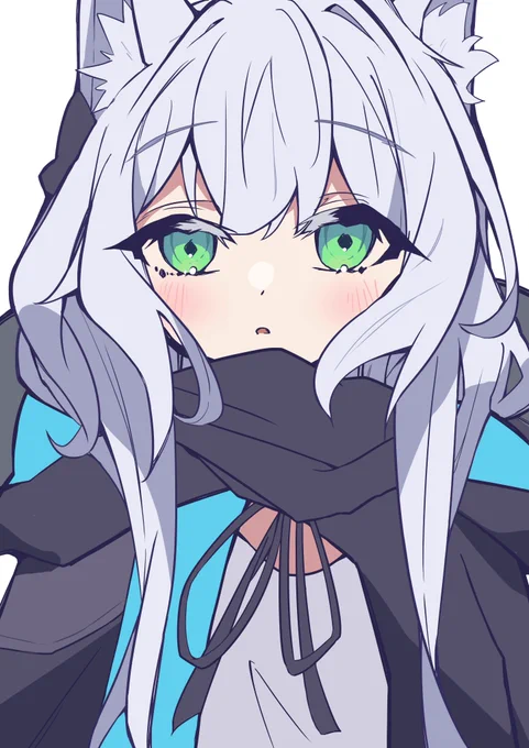もちもちロスモンティス描きました!かわいい～!!#アークナイツ #明日方舟 #イラスト 