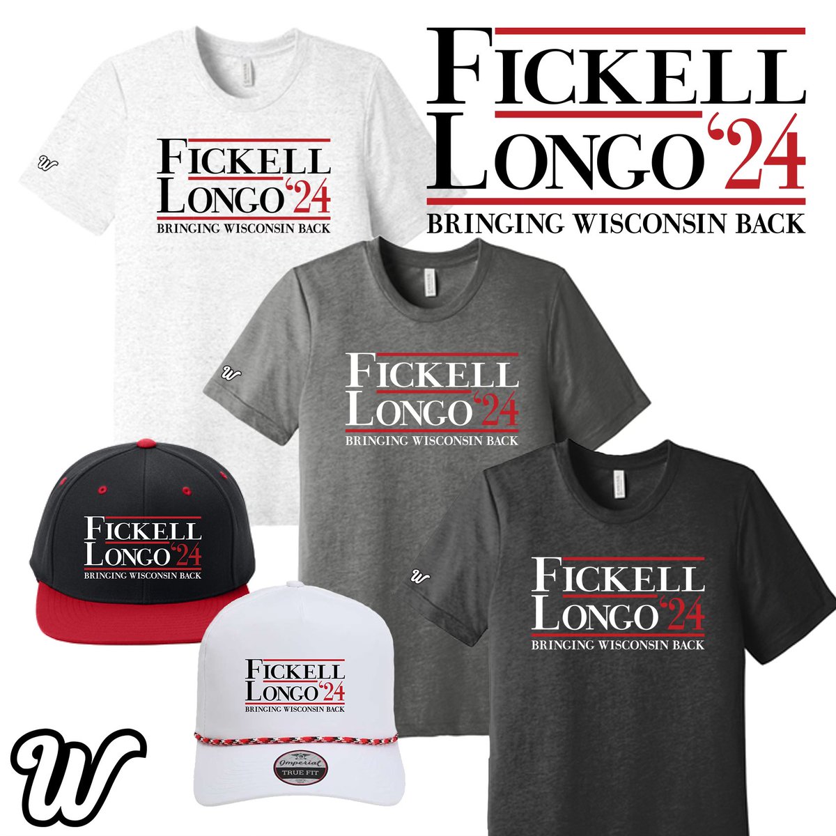 WiscoClothingCo's tweet photo. 🏈 BADGER SATURDAY GIVEAWAY! 🏈

We are going to give away a bunch Fickell Longo '24 gear to some #Badgers fans. LET'S GO!!

To enter:
1. Follow @WiscoClothingCo 
2. Comment your final score prediction to the Buffalo vs Wisconsin game
3. RT for an extra entry 

#OnWisconsin https://t.co/rHNssw0XgZ