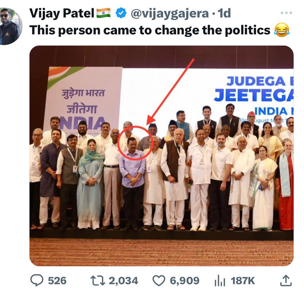 arunsvinayak's tweet photo. He came into change the politics..
See Now... https://t.co/DoXeisxsAC