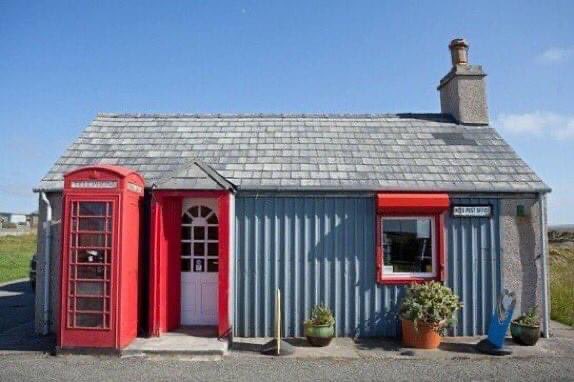 Some #teachers have expressed an interest in purchasing one of my books for their class libraries. If you buy directly from my publisher, the wonderful Cranachan Books, books are posted from this adorable post office on the Isle of Lewis. cranachanpublishing.co.uk