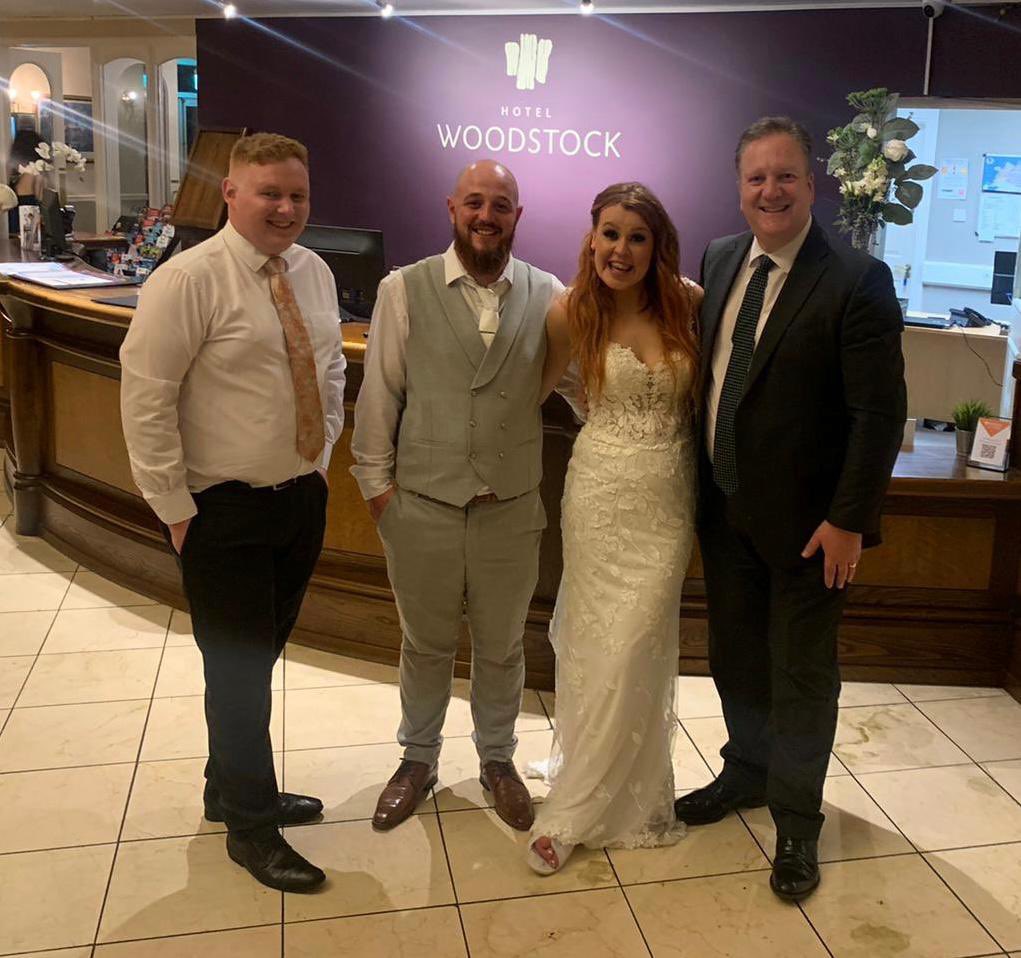 hotelwoodstock_'s tweet photo. We were delighted to welcome Clionadh and Colin to Hotel Woodstock to celebrate their wedding🥰 

We wish them a lifetime of health and happiness together! ❤️❤️❤️

#weddingvenue #countyclare #keepdiscovering #familyrunbusiness #familycelebration #hotel #hotelbreak https://t.co/odq9iEOKe0