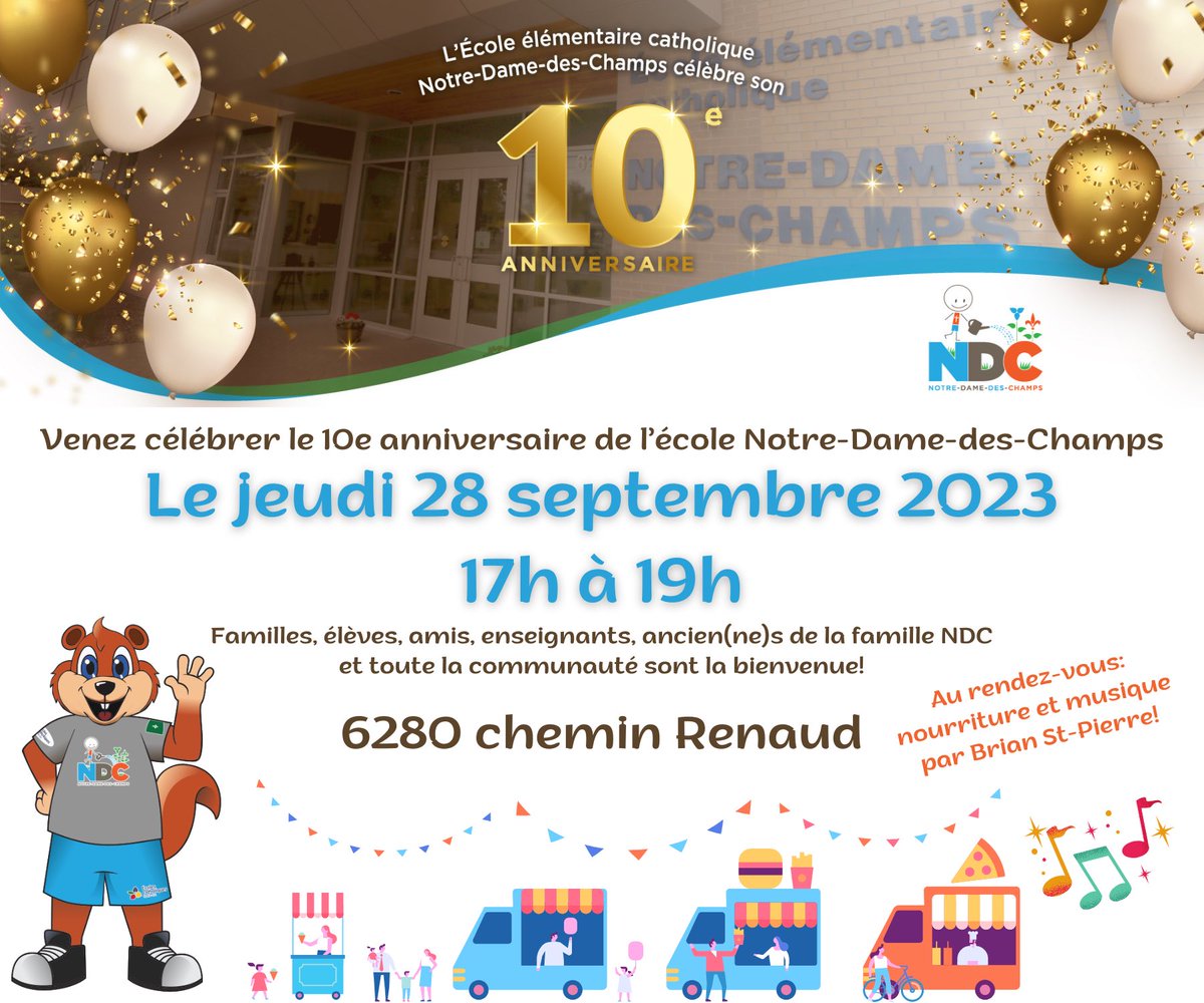 École élémentaire catholique Notre-Dame-des-Champs tweet media