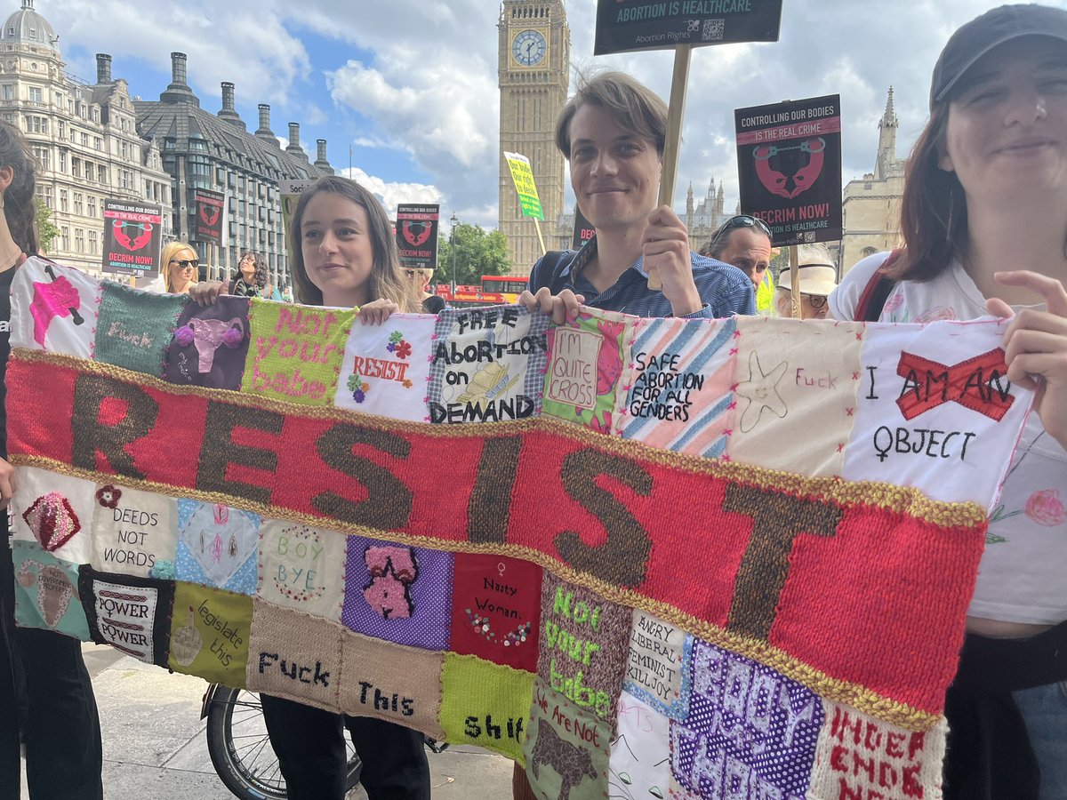 Abortion Rights (@abortion_rights) on Twitter photo #SUFC23 We are loving this handcrafted banner! #SUFC23 We are loving this handcrafted banner!