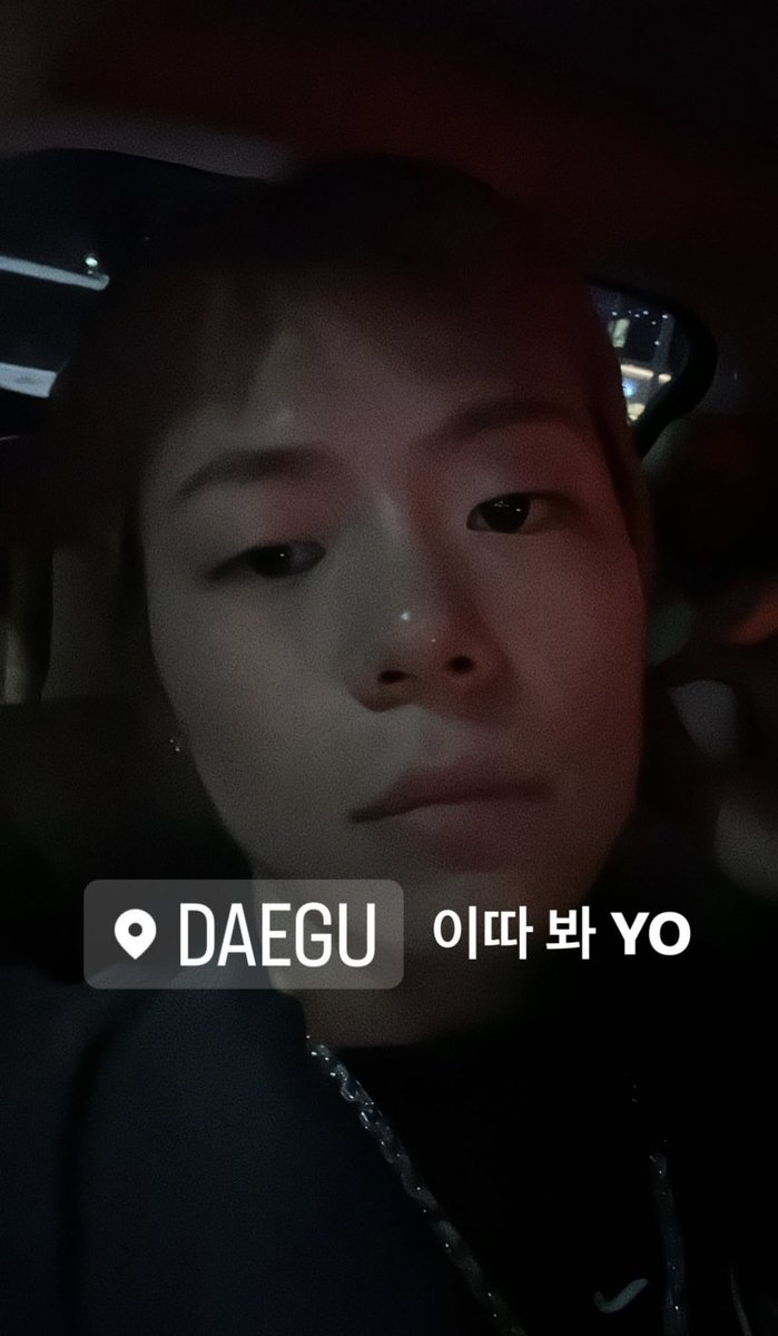 230902 kidcozyboy Instagram Story Update “Daegu see y’a later YO” #kidmilli #키드밀리