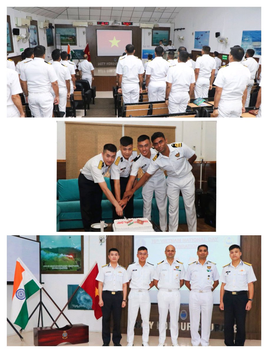 #BridgesOfFriendship
National Day of Vietnam was celebrated at NAO School on 02 Sep 23. The event was commemorated by a country presentation, playing of National Anthem and exchange of crests. Team NAO School later interacted with the Vietnamese officers over High Tea