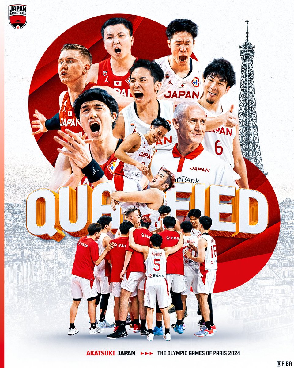 バスケットボール日本代表　日本一丸ミニバスケットボール