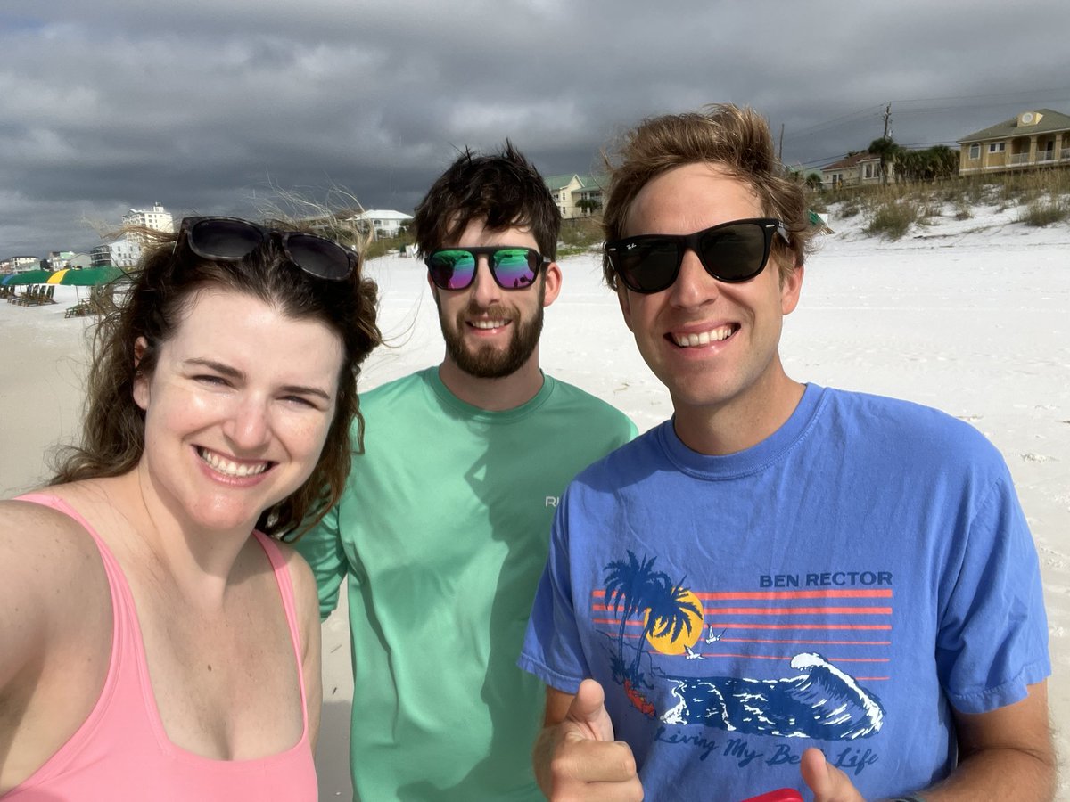 Shoutout to <a href="/benrector/">Ben Rector</a> for being the best and nicest person to let us stop his walk on the beach for a selfie! We loved
your show last night and can’t wait to see you play again tomorrow! We love you!