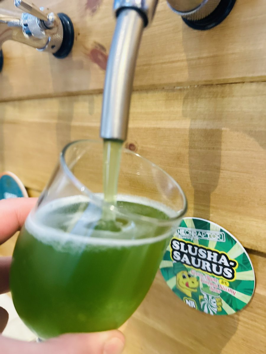 The Beer Engine, Skipton (@skiptonbeer) on Twitter photo We are just loving this Green Apple Cinema Slushy Sour from <a href="/neonraptorbrew/">Neon Raptor Brewing Co.</a> (and judging by how well it’s going so are you!) be sure to catch it before it goes. It goes well with the sunshine! ☀️
#craftbeer #sourbeer #neonraptor #beeroclock #SummerVibes #beer #beerengine We are just loving this Green Apple Cinema Slushy Sour from <a href="/neonraptorbrew/">Neon Raptor Brewing Co.</a> (and judging by how well it’s going so are you!) be sure to catch it before it goes. It goes well with the sunshine! ☀️
#craftbeer #sourbeer #neonraptor #beeroclock #SummerVibes #beer #beerengine