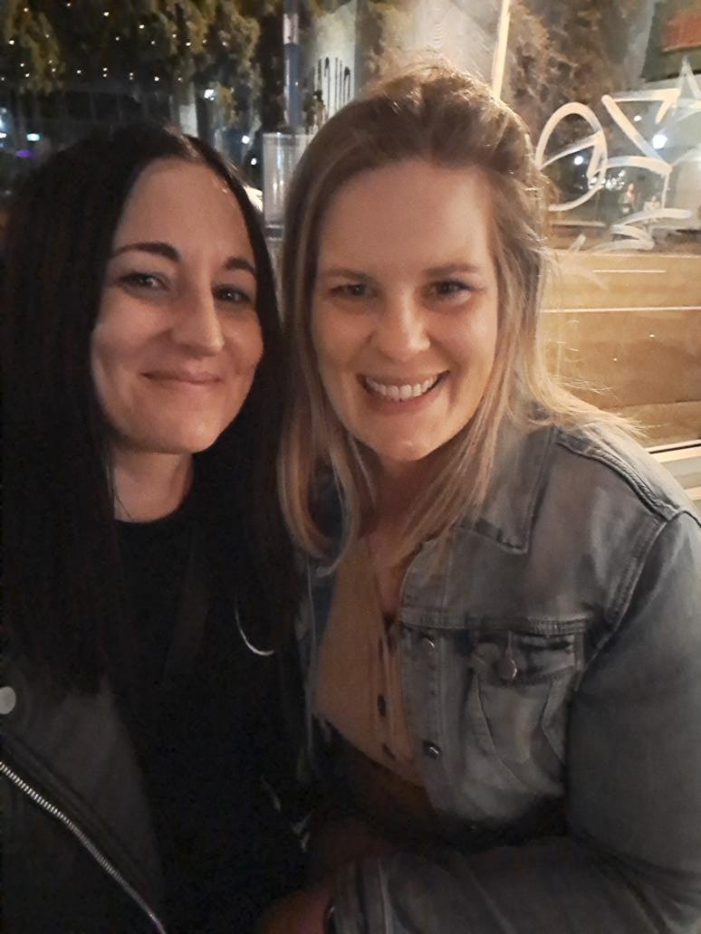aimee3872484039's tweet image. Sore faces from laughing so hard. Thankyou @KirstyWebeck @freshcomedytas