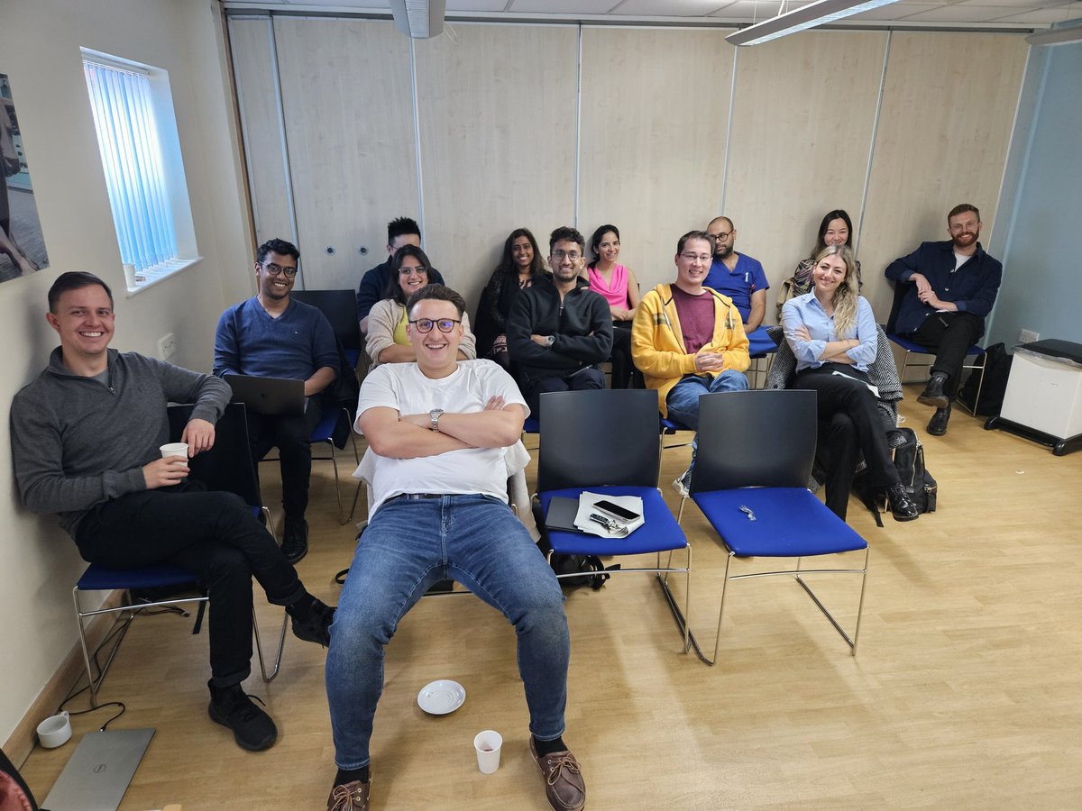 williamblo's tweet photo. Kicking off the new term with regional training day at Birmingham Children's Hospital!
Still smiling after embryology lecture and MCQs! https://t.co/iAuvcwz0YD