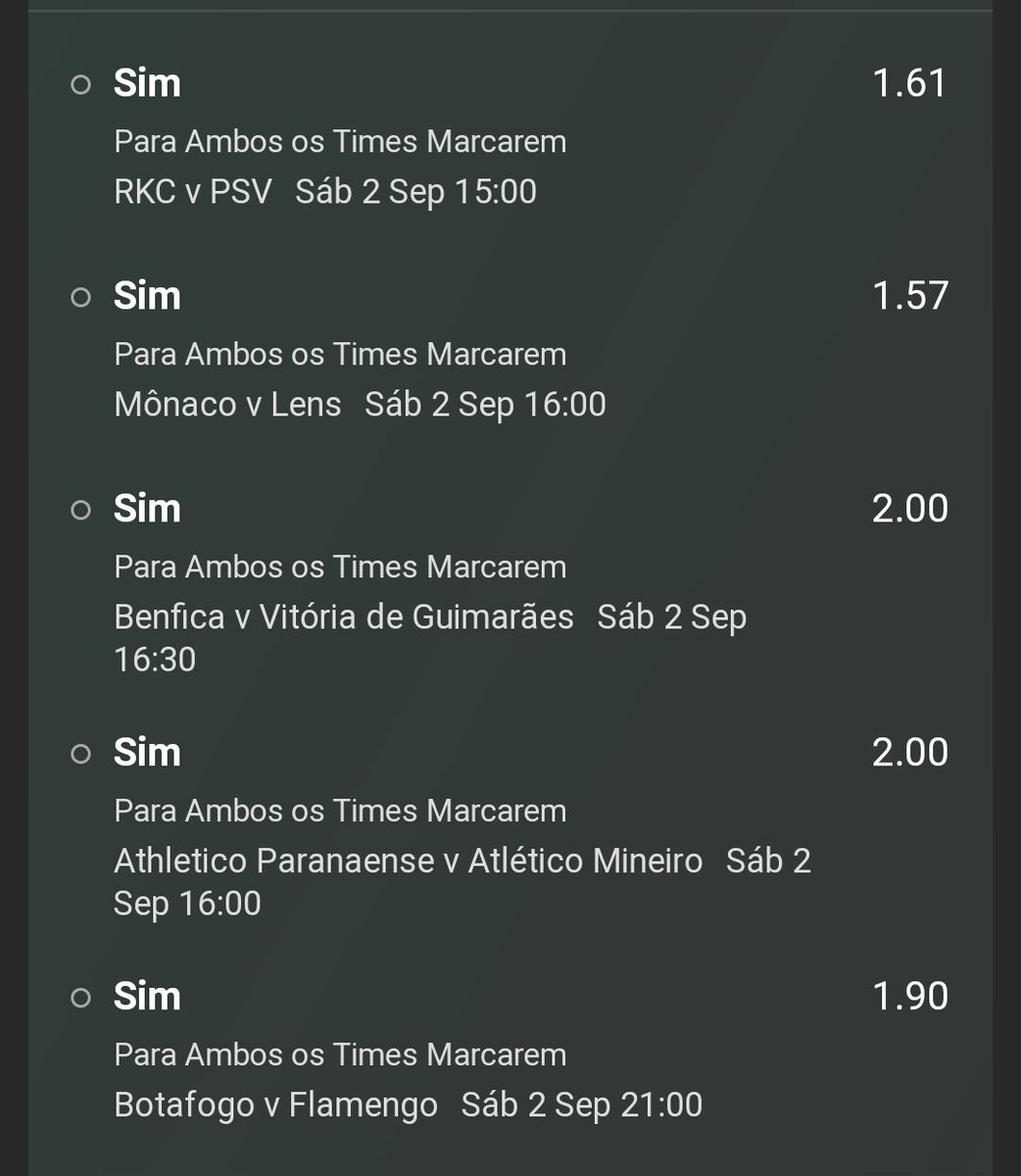 LionTipster_CR's tweet photo. 🚨🚨 BINGO RECREATIVO DE AMBOS MARCAM 🚨🚨
💎 ODD: 19.38
Obs: Só o troco do pão. Não comentam loucuras
#Chamaaaa 🔥🔥🔥🍀🍀🍀 https://t.co/o85dZt0Zbj